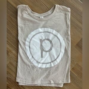 Pure Barre short sleeve crop top